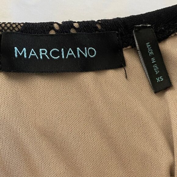 MARCIANO Joss Black Lace 2-Pc Cropped Top and Skirt XS - Picture 12 of 16